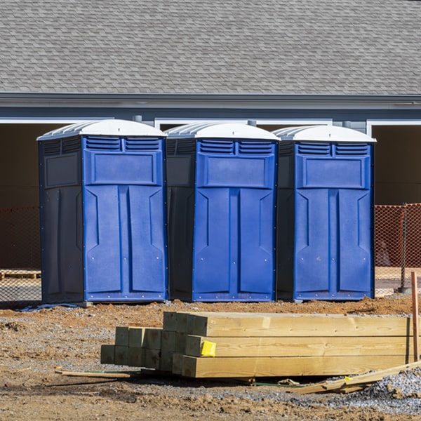 can i customize the exterior of the porta potties with my event logo or branding in Hudson